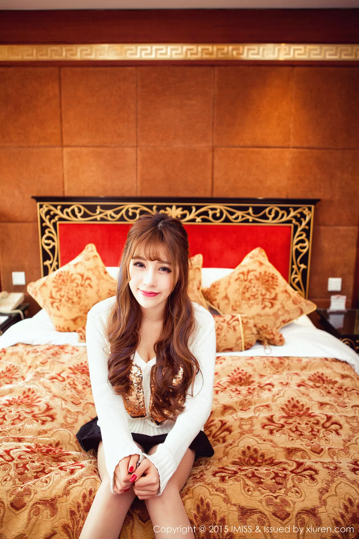 秀人集.com_[IMISS爱蜜社]Vol.012_嫩模田老师宾馆大床上性感内衣迷人豪乳写真64P