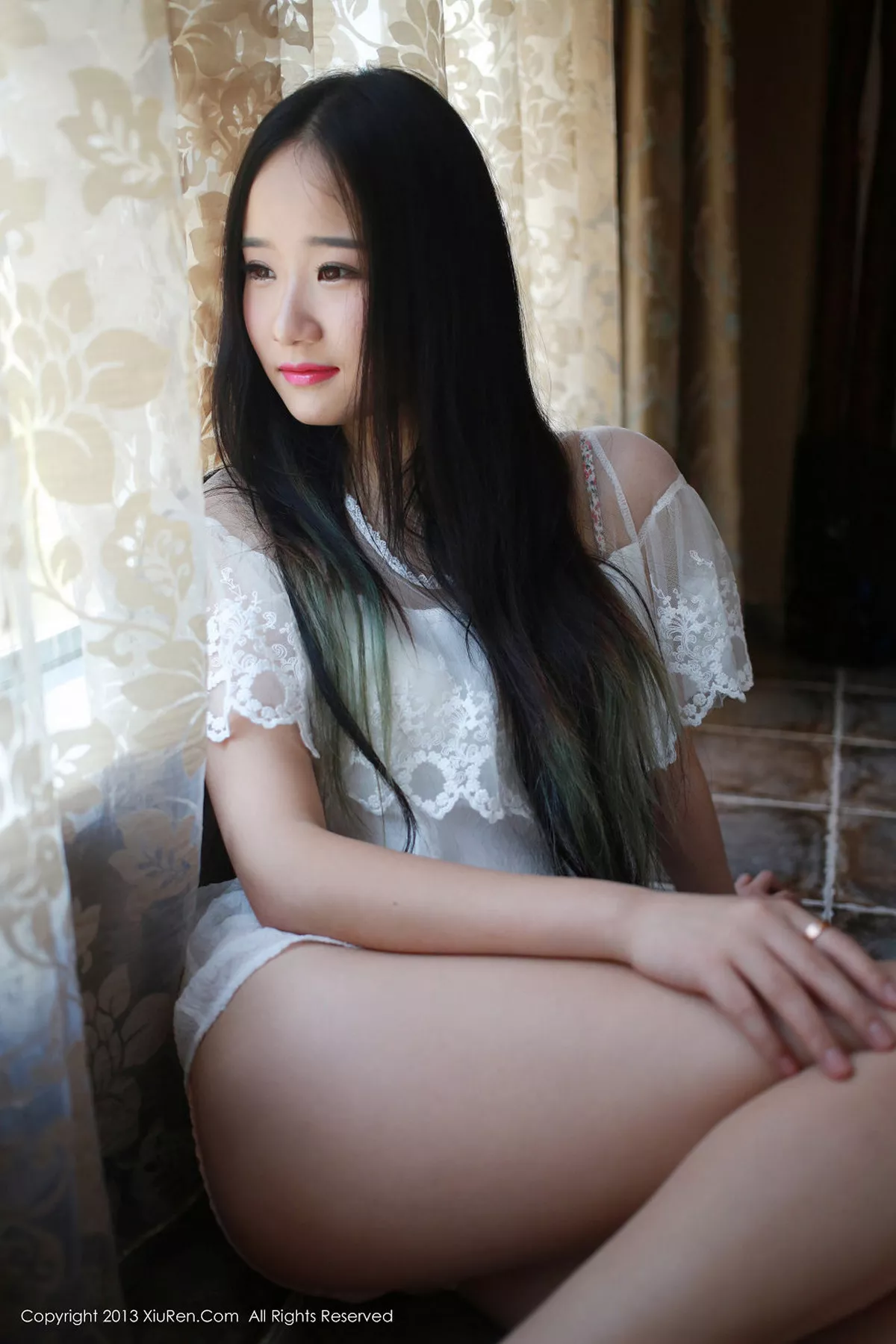 秀人集.com_[XiuRen秀人网]No.008_95后乳神妹妹胡琦Seven性感内衣美胸诱惑写真46P