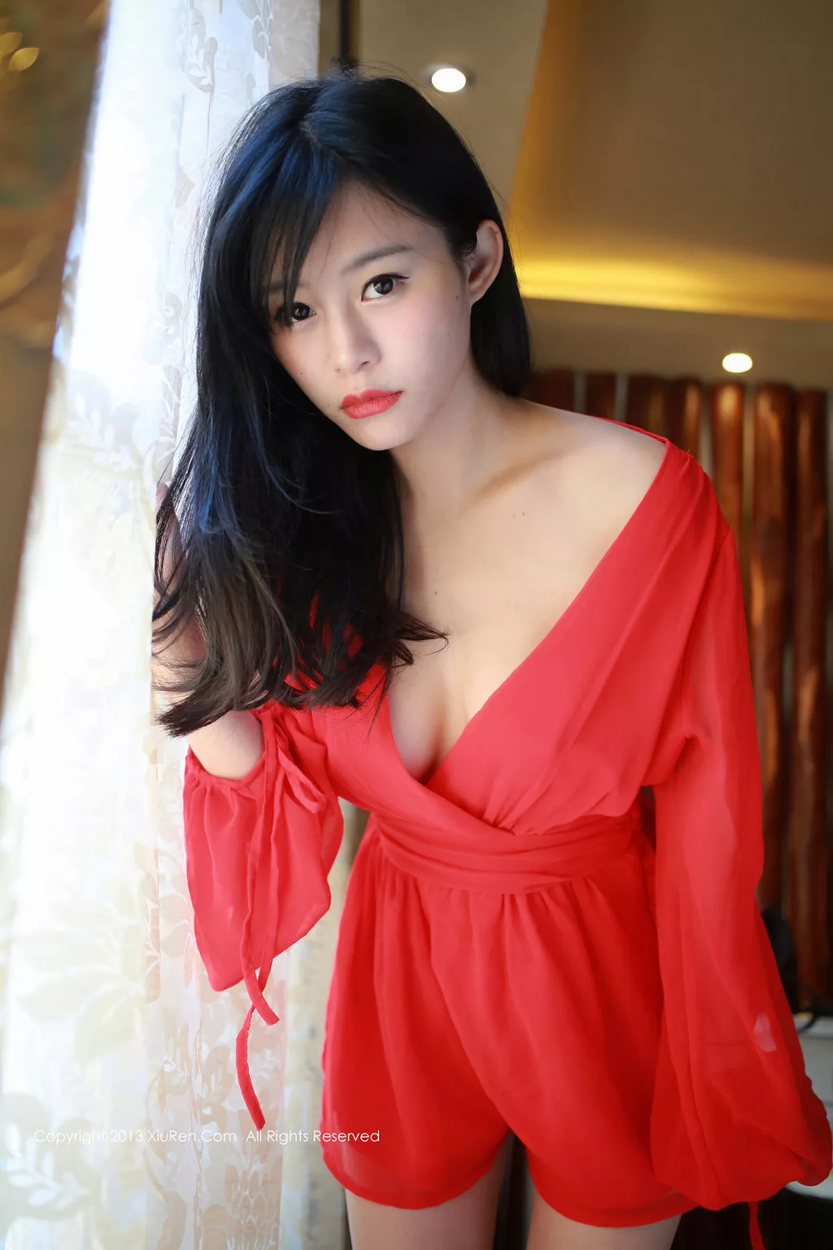 秀人集.com_[XiuRen秀人网]No.007_嫩模toro羽住黑丝内衣性感红唇激情诱惑写真70P