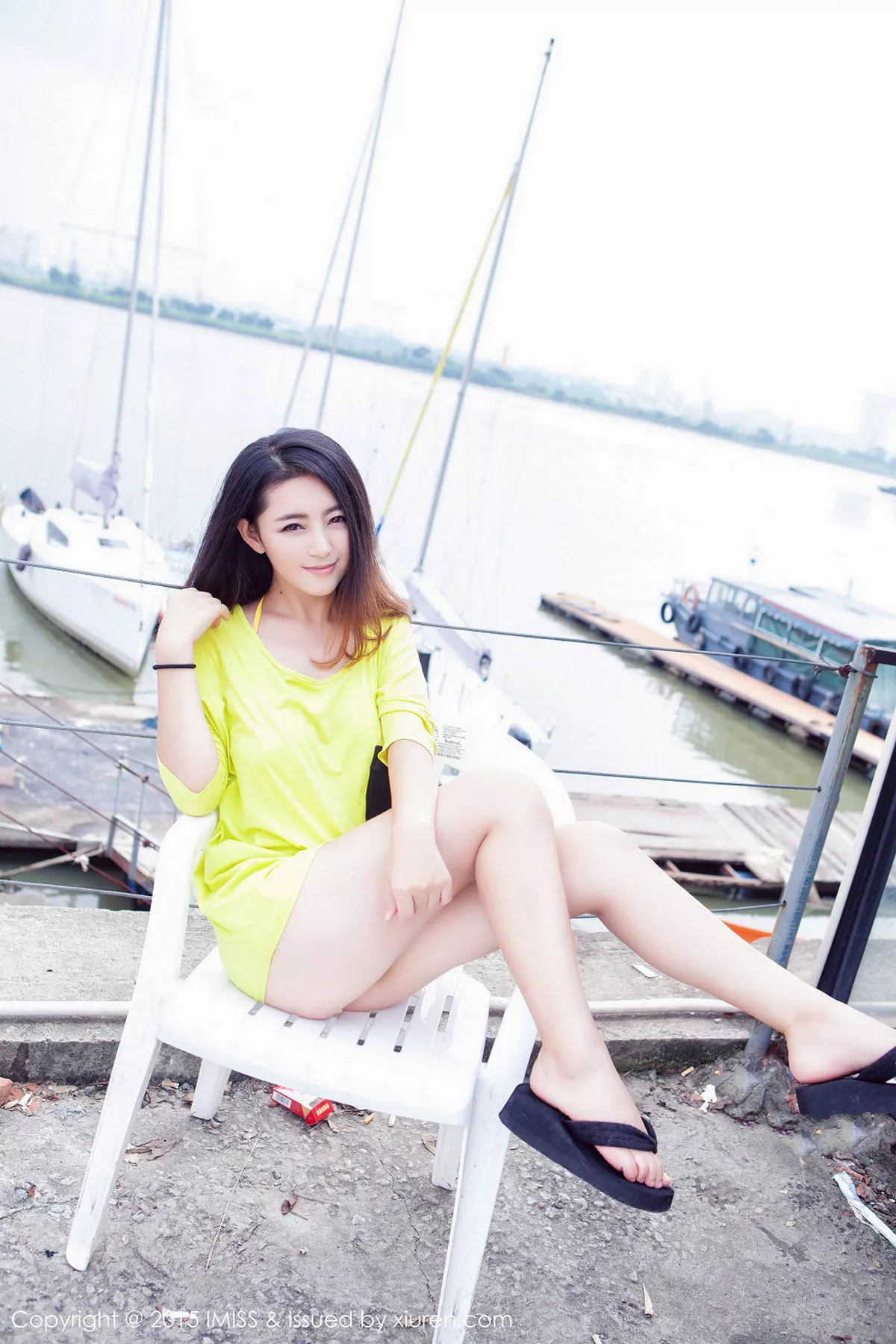 秀人集.com_[IMISS爱蜜社]Vol.017_嫩模夏茉GIGI黄色连体泳装木瓜奶极致诱惑写真64P