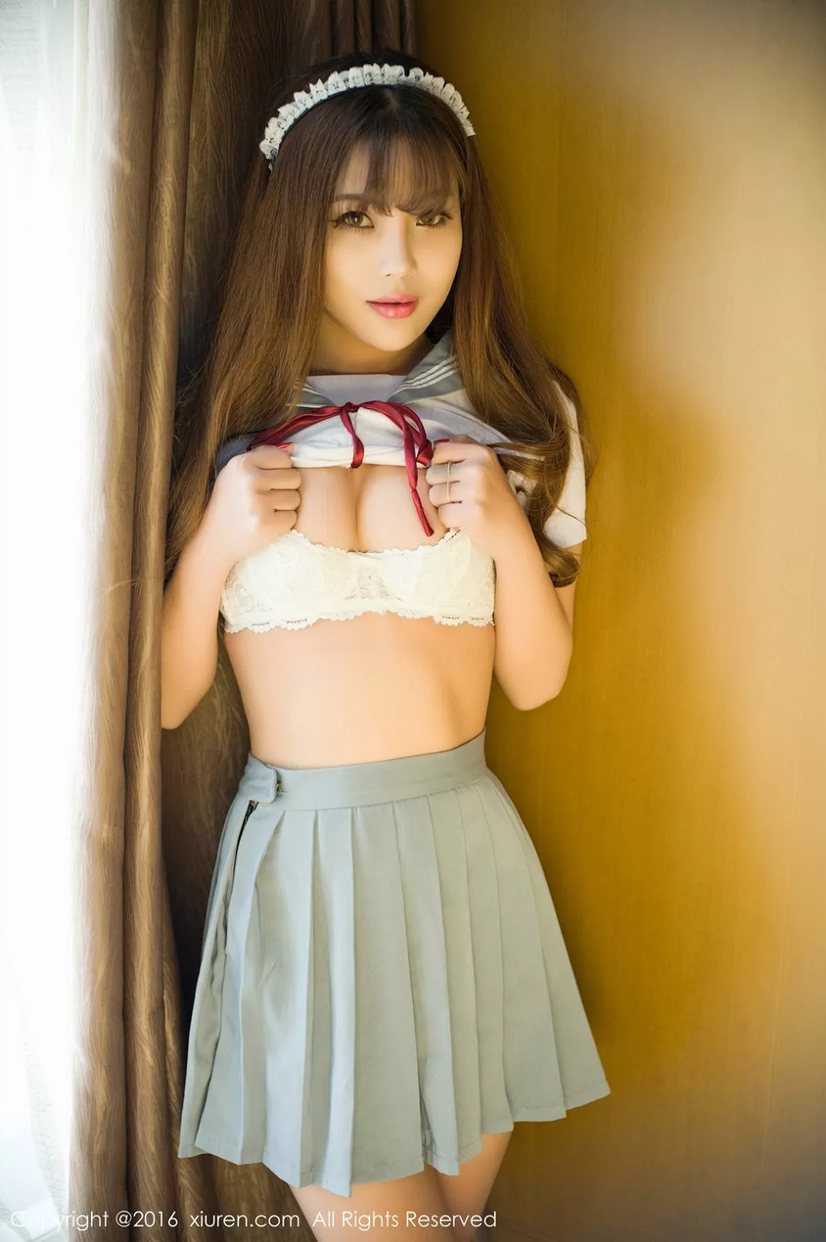 秀人集.com_[XiuRen秀人网]No.651_新晋嫩模周予然户外高中校服半脱秀性感内衣爆乳诱惑写真63P