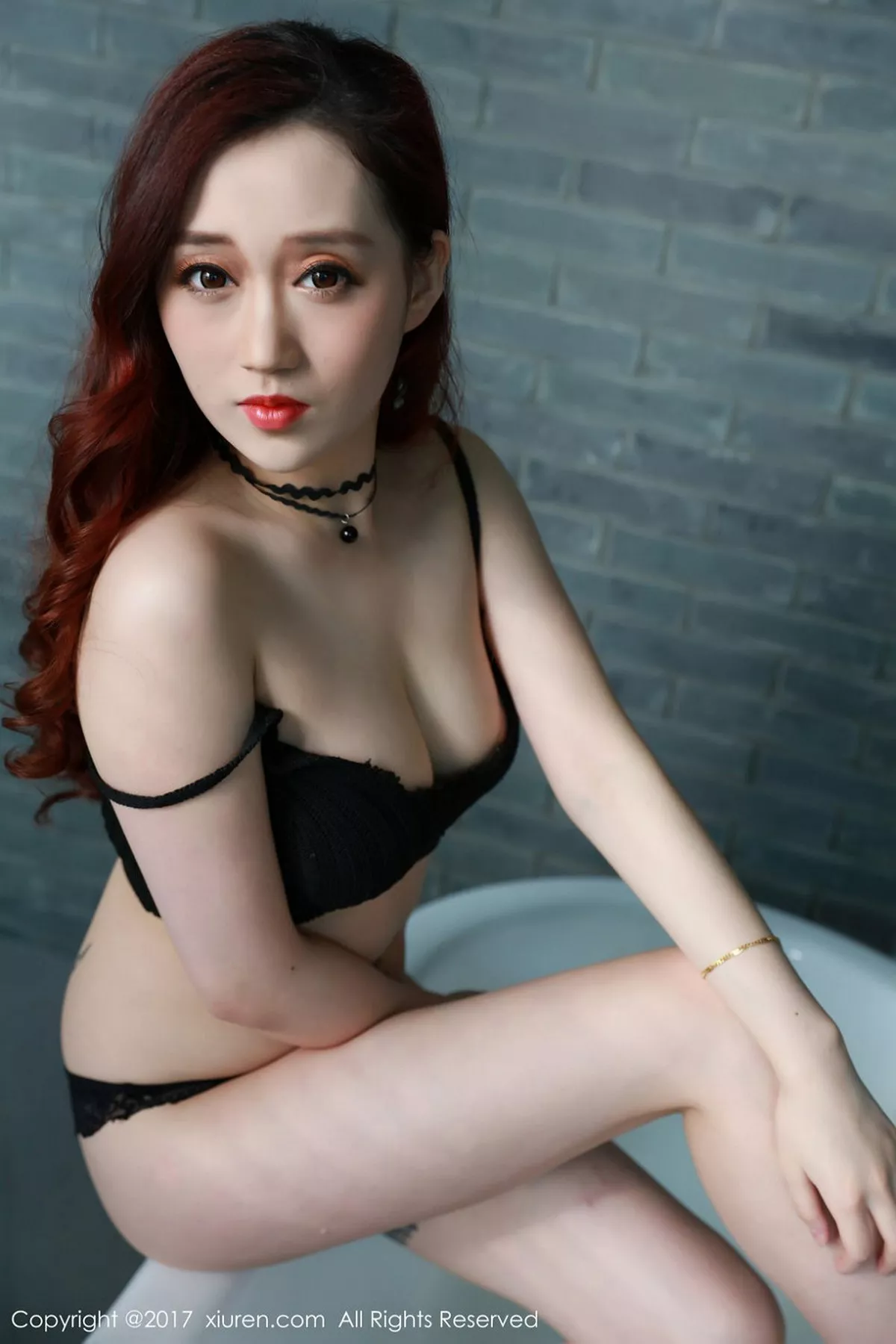 秀人集.com_[XiuRen秀人网]No.681_嫩模叶梦轩居家黑色蕾丝内衣秀傲人美胸白嫩翘臀诱惑写真50P