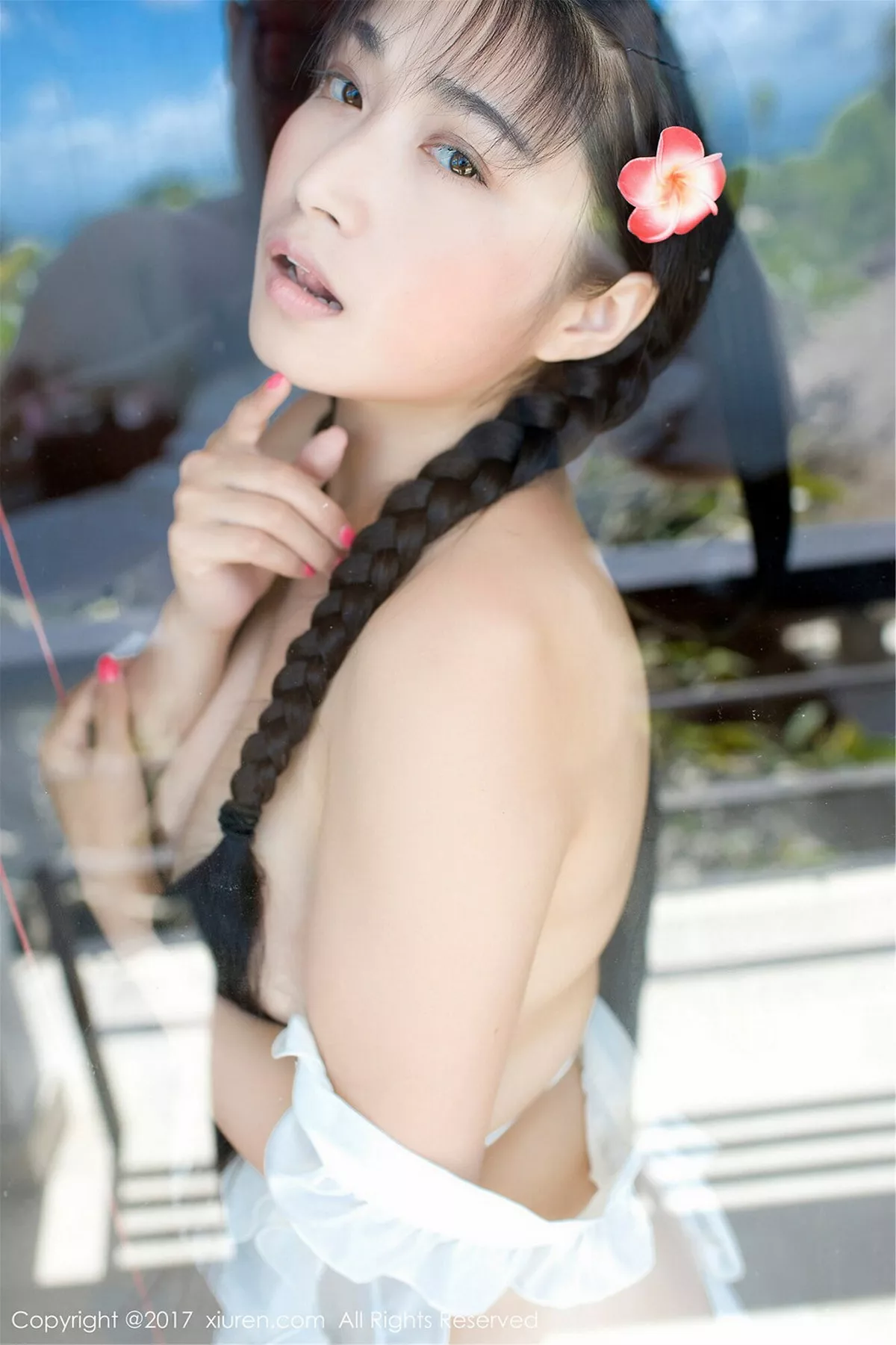 秀人集.com_[XiuRen秀人网]No.751_F胸嫩模盼盼玉奴巴厘岛旅拍性感女仆装大尺度爆乳诱惑写真70P