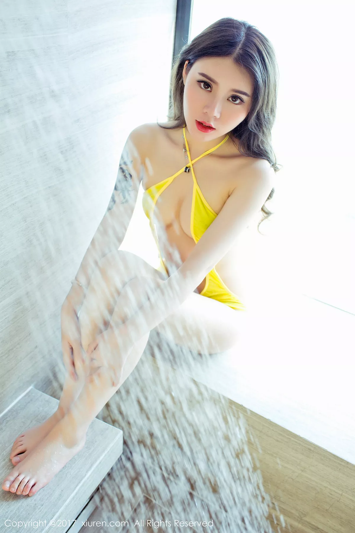 秀人集.com_[XiuRen秀人网]No.763_嫩模爱丽莎Lisa缕空旗袍透视秀美乳浴室里高叉比基尼性感写真60P
