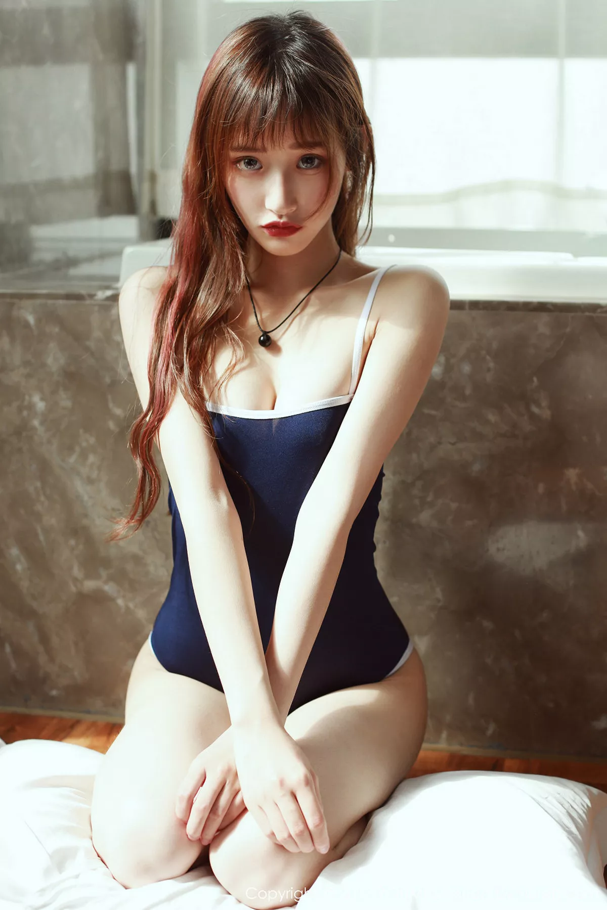 秀人集.com_[YouMi尤蜜荟]Vol.046_新人嫩模little贝壳居家白色蕾丝内衣秀白嫩肌肤性感写真50P