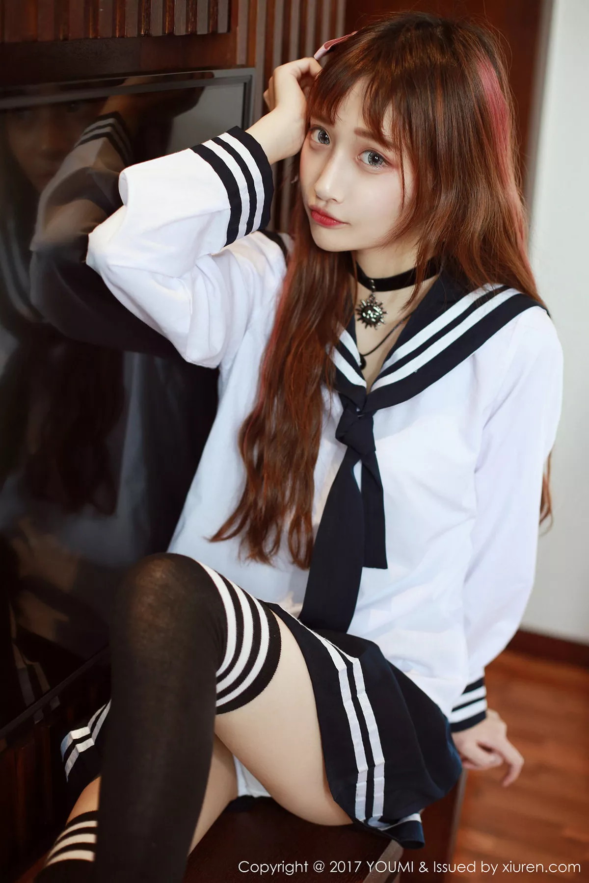 秀人集.com_[YouMi尤蜜荟]Vol.046_新人嫩模little贝壳居家白色蕾丝内衣秀白嫩肌肤性感写真50P