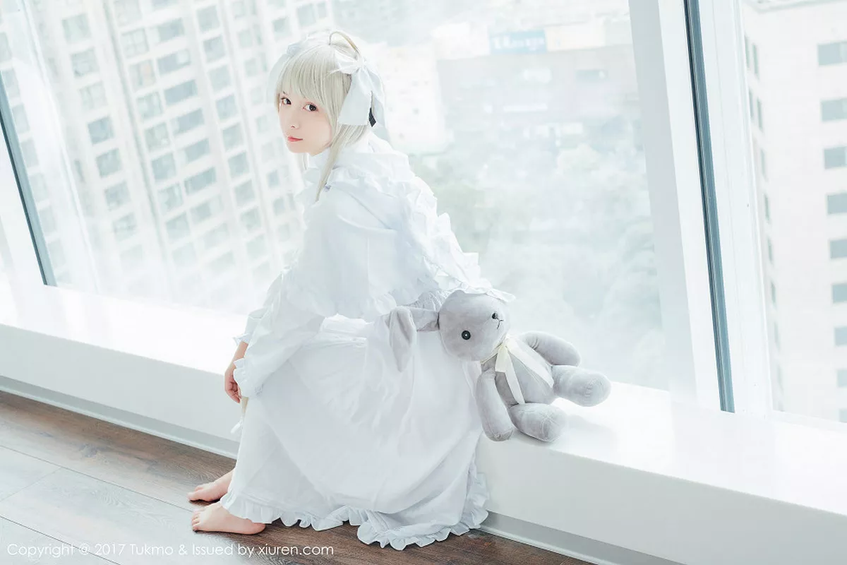 秀人集.com_[Tukmo兔几盟]Vol.097_新人嫩模鱼丸COS春日野穹系列雪嫩皮肤甜美迷人写真39P