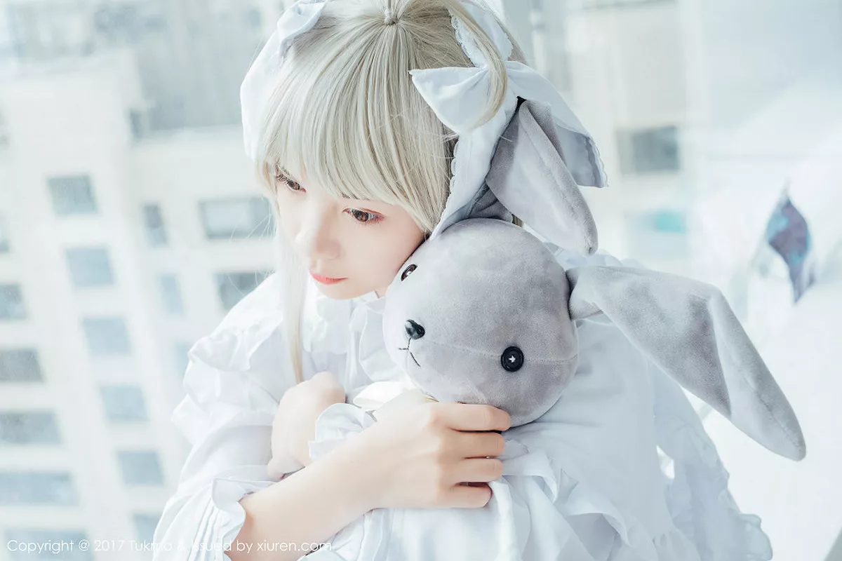 秀人集.com_[Tukmo兔几盟]Vol.097_新人嫩模鱼丸COS春日野穹系列雪嫩皮肤甜美迷人写真39P