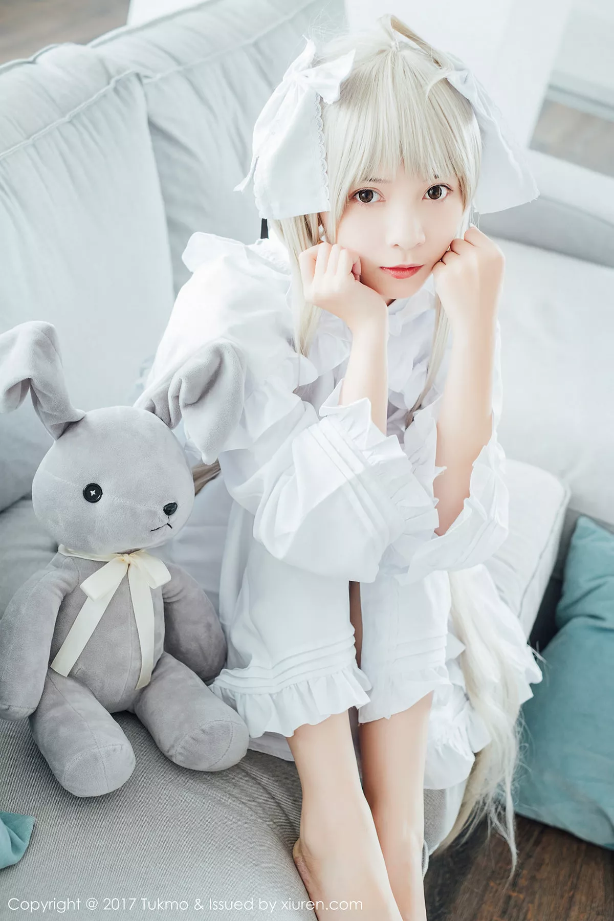 秀人集.com_[Tukmo兔几盟]Vol.097_新人嫩模鱼丸COS春日野穹系列雪嫩皮肤甜美迷人写真39P