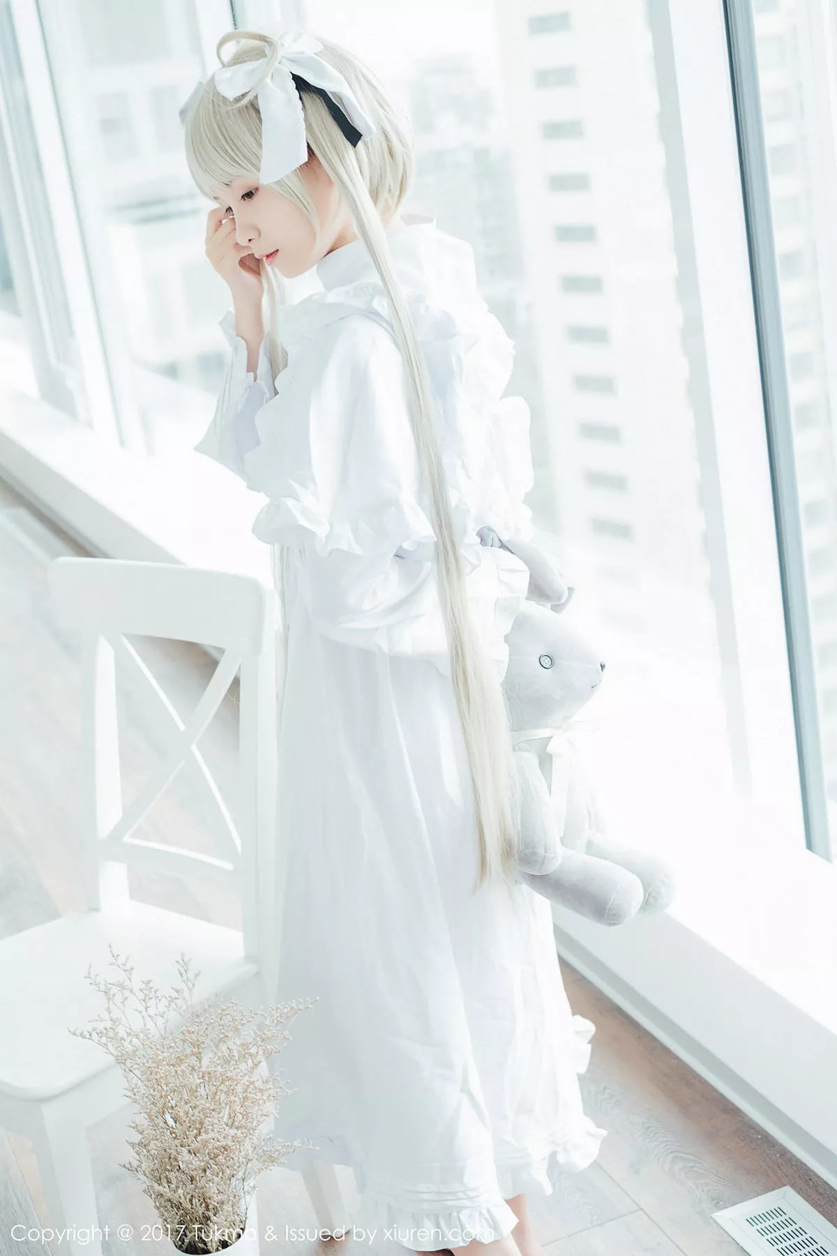 秀人集.com_[Tukmo兔几盟]Vol.097_新人嫩模鱼丸COS春日野穹系列雪嫩皮肤甜美迷人写真39P