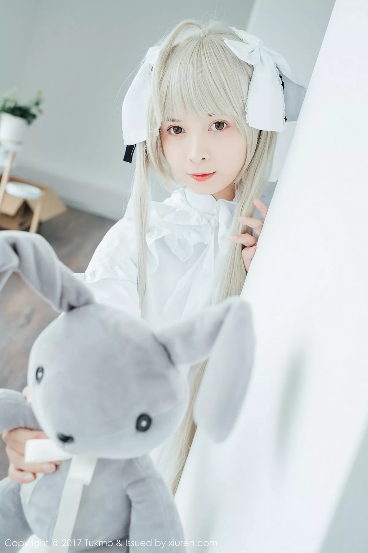 秀人集.com_[Tukmo兔几盟]Vol.097_新人嫩模鱼丸COS春日野穹系列雪嫩皮肤甜美迷人写真39P