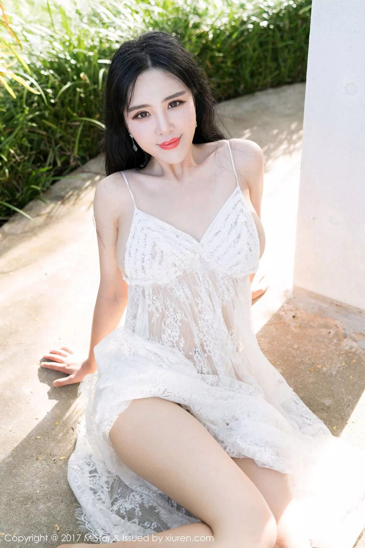 秀人集.com_[MiStar魅妍社]Vol.185_嫩模刘钰儿塞班岛旅拍粉色高叉连体衣秀豪乳翘臀诱惑写真41P