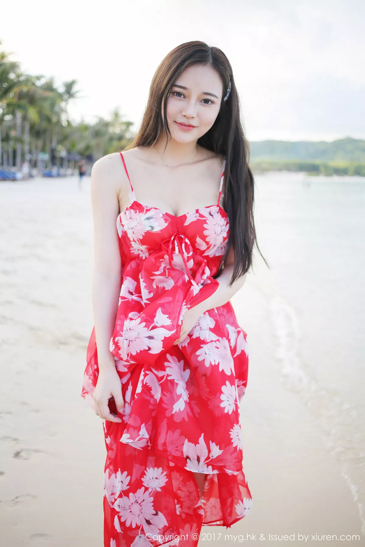 秀人集.com_[MyGirl美媛馆]Vol.264_嫩模唐琪儿il越南旅拍波西米亚风红色吊带裙性感写真51P