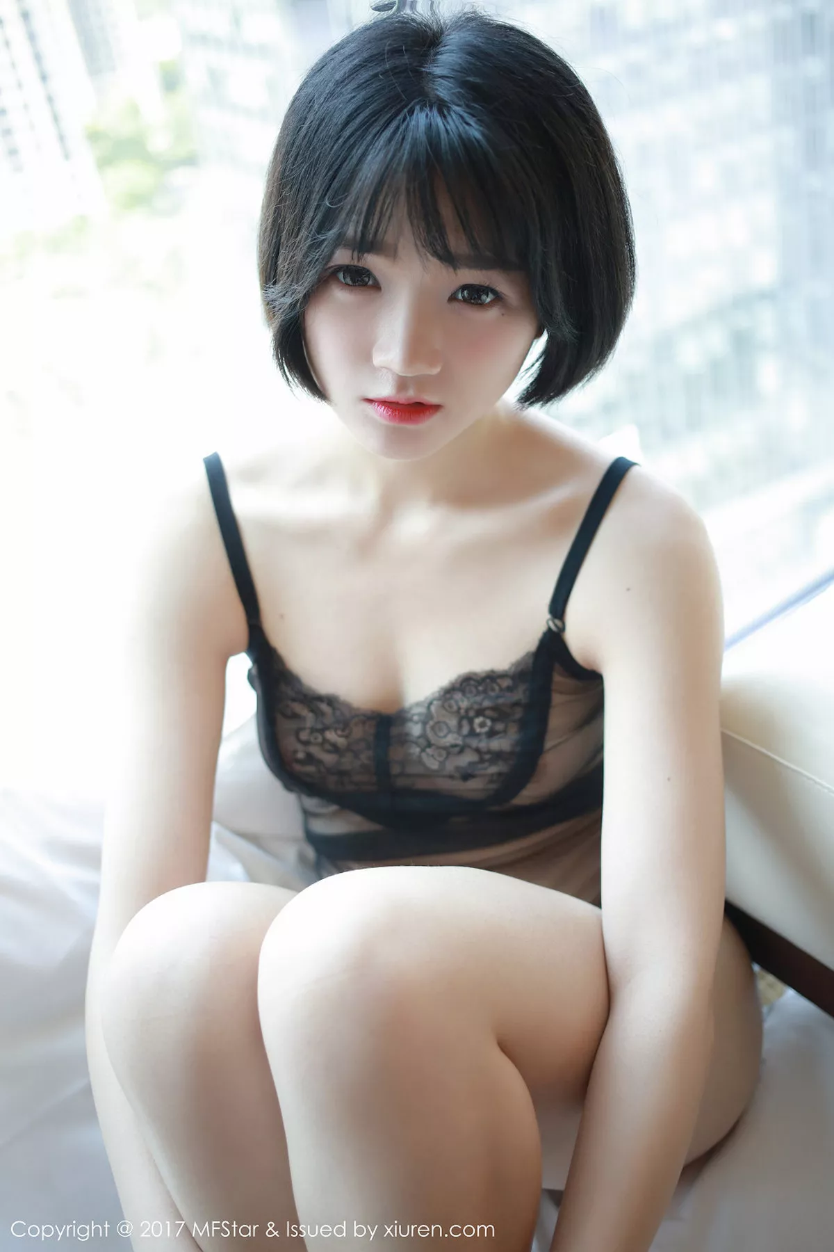 秀人集.com_[MFStar模范学院]Vol.110_嫩模悦爷妖精黑色蕾丝情趣内衣透视秀美乳诱惑写真52P