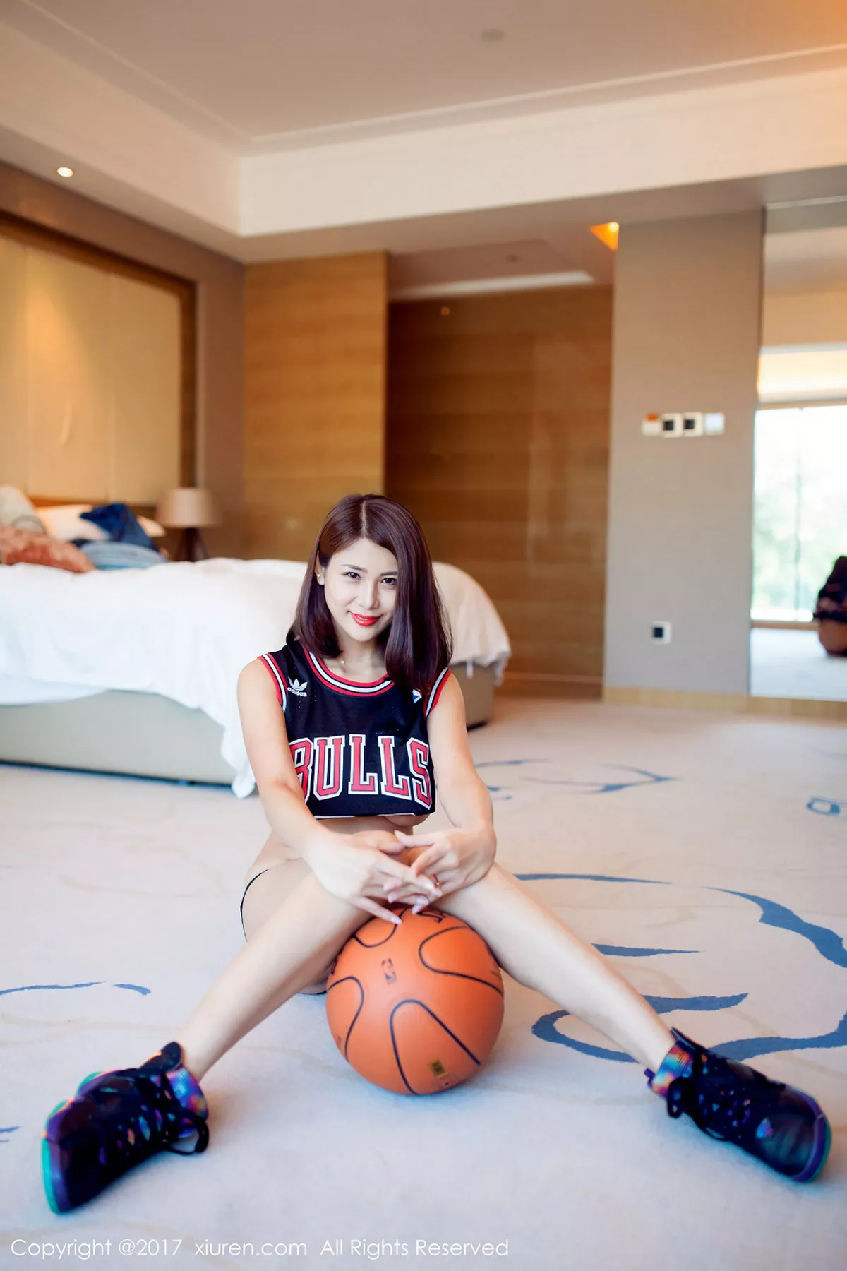 秀人集.com_[XiuRen秀人网]No.854_爆乳嫩模梦然同学性感篮球宝贝+情趣女仆装完美诱惑写真48P