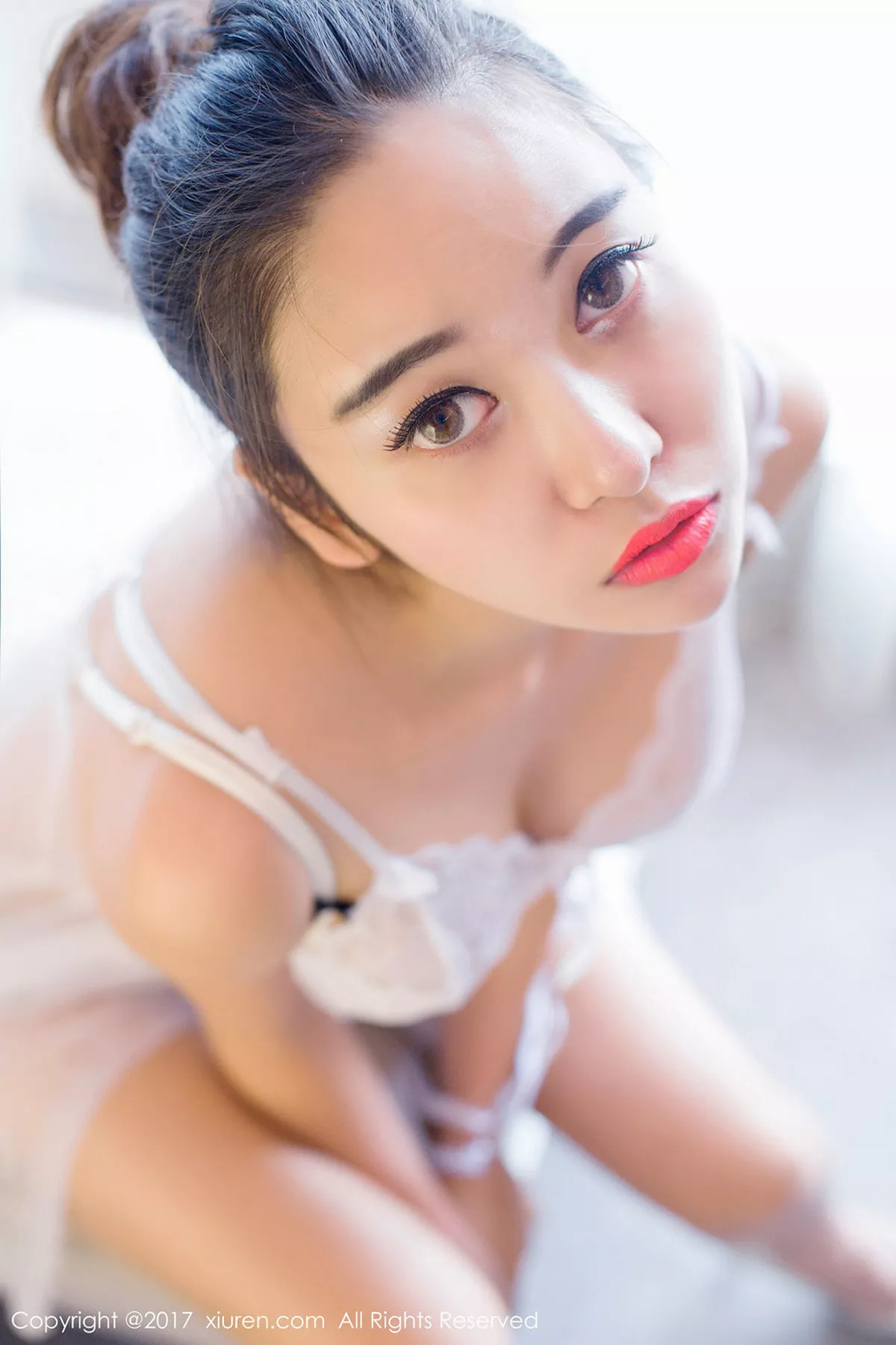 秀人集.com_[XiuRen秀人网]No.849_嫩模李梓熙白色蕾丝睡衣+半截死库水爆乳喷血诱惑写真42P