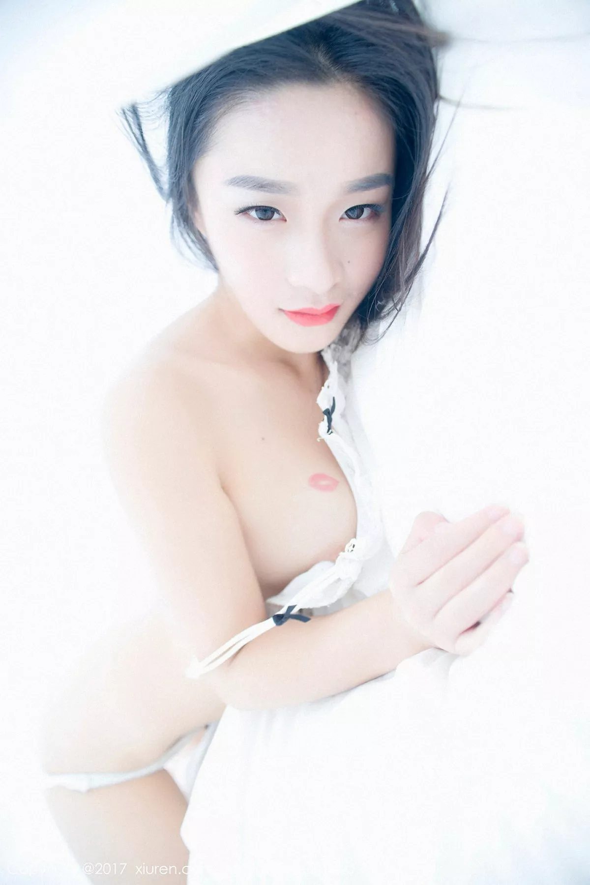 秀人集.com_[XiuRen秀人网]No.883_嫩模绮梦Cherish齐逼牛仔裤配白色内衣紧身秀完美身材写真46P