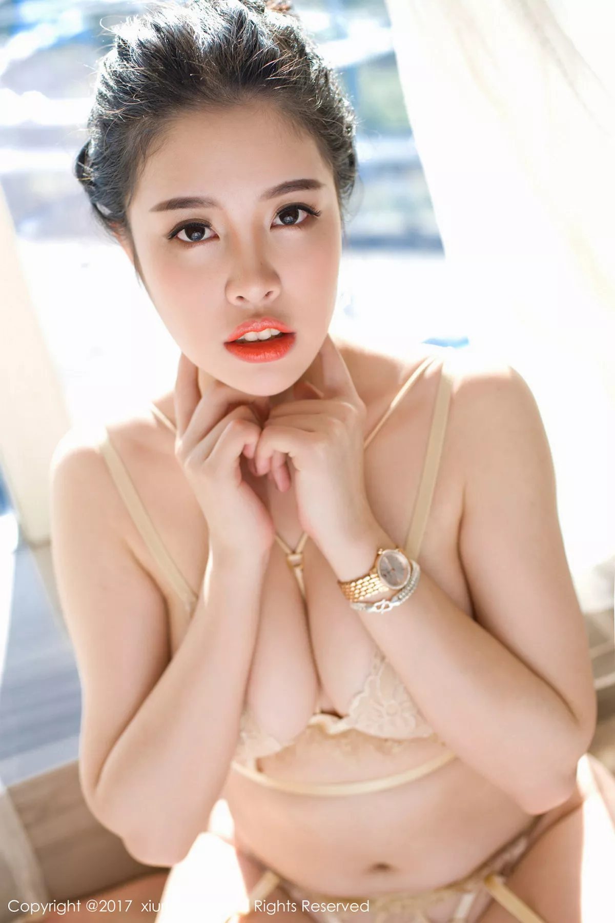 秀人集.com_[XiuRen秀人网]No.872_嫩模飞的小虎牙私房肉色蕾丝情趣内衣秀豪乳极致诱惑写真52P