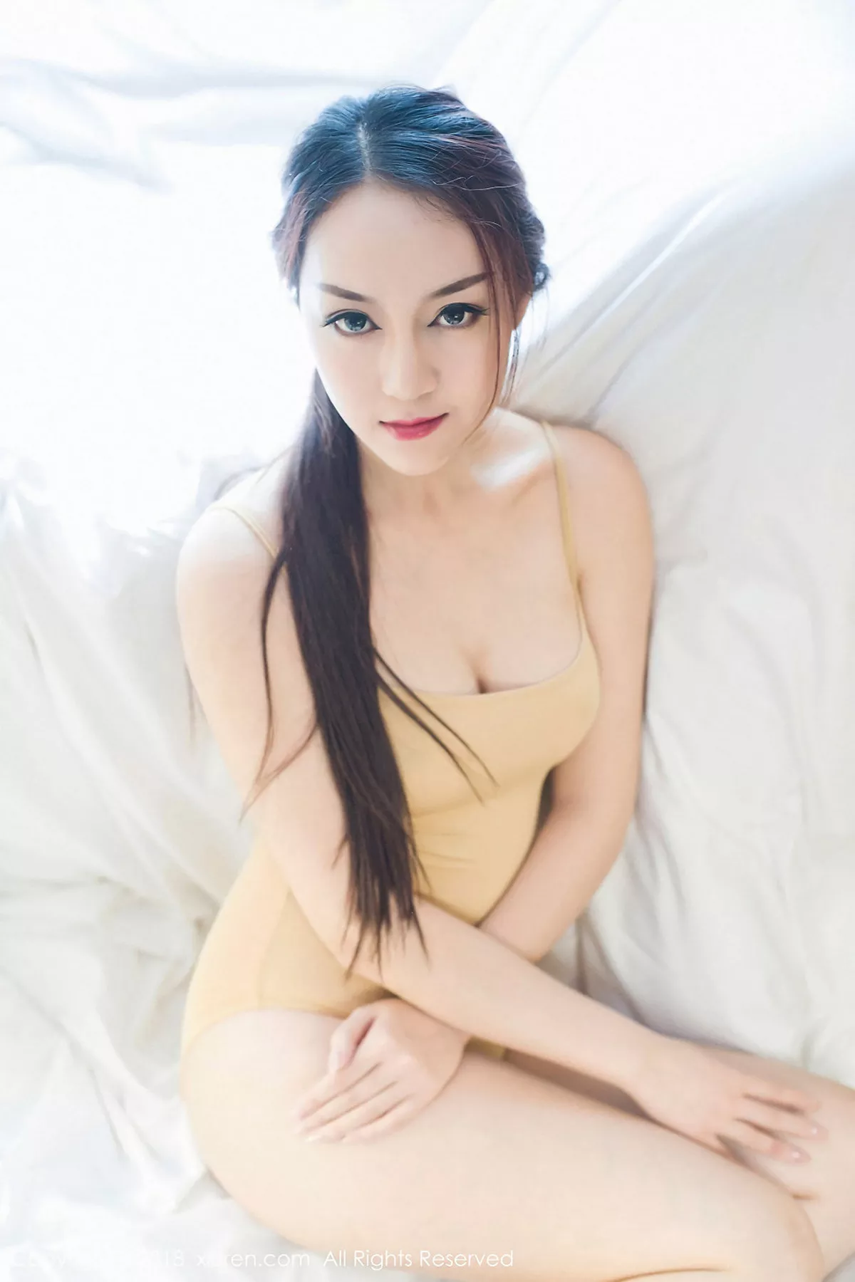 秀人集.com_[XiuRen秀人网]No.904_朝鲜嫩模高冷猫步蓝色开胸连体衣半露豪乳撩人诱惑写真64P