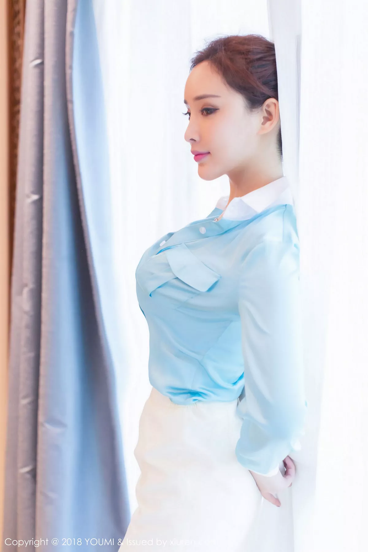 秀人集.com_[YouMi尤蜜荟]Vol.112_嫩模土肥圆矮挫穷粉色透视连体裙真空秀豪乳翘臀诱惑写真50P