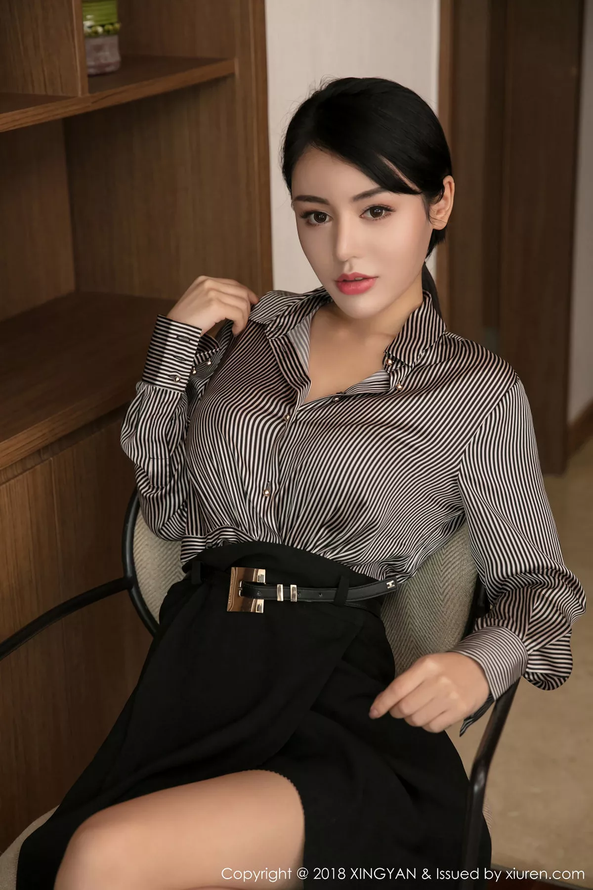 秀人集.com_[XINGYAN星颜社]Vol.020_嫩模陆梓琪浴室里黑色蕾丝内衣透视秀完美身材诱惑写真49P