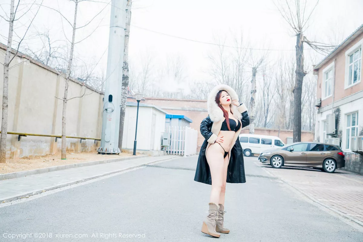 秀人集.com_[XiuRen秀人网]No.953_嫩模西希白兔户外红色内衣半脱内裤秀白嫩翘臀屁沟诱惑写真66P