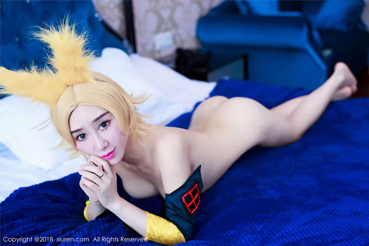 秀人集.com_[XiuRen秀人网]No.937_嫩模邹晶晶女王王者荣耀妲己COS大尺度露血滴子美乳诱惑写真44P