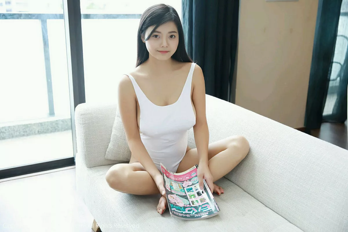 秀人集.com_[XiuRen秀人网]No.961_嫩模Mieko林美惠子性感女仆装+白色高叉连体衣爆乳诱惑写真34P