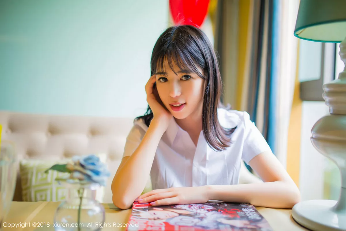 秀人集.com_[XiuRen秀人网]No.1014_嫩模艾栗栗性感小秘书黑色包臀短裙配黑色丝袜诱惑写真46P