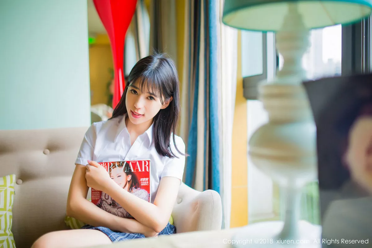 秀人集.com_[XiuRen秀人网]No.1014_嫩模艾栗栗性感小秘书黑色包臀短裙配黑色丝袜诱惑写真46P