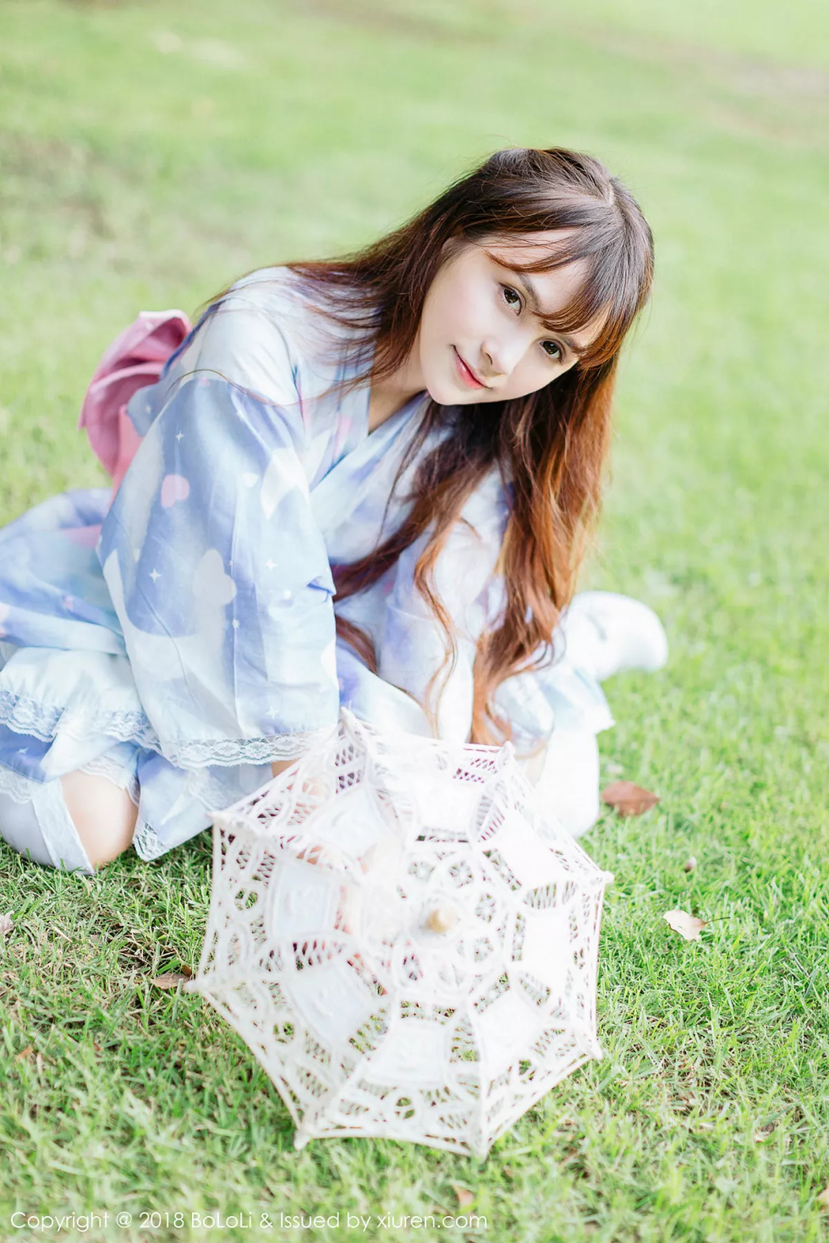 秀人集.com_[Tukmo兔几盟]Vol.118_嫩模夏美酱户外日系百花裙配白丝袜清新迷人写真61P