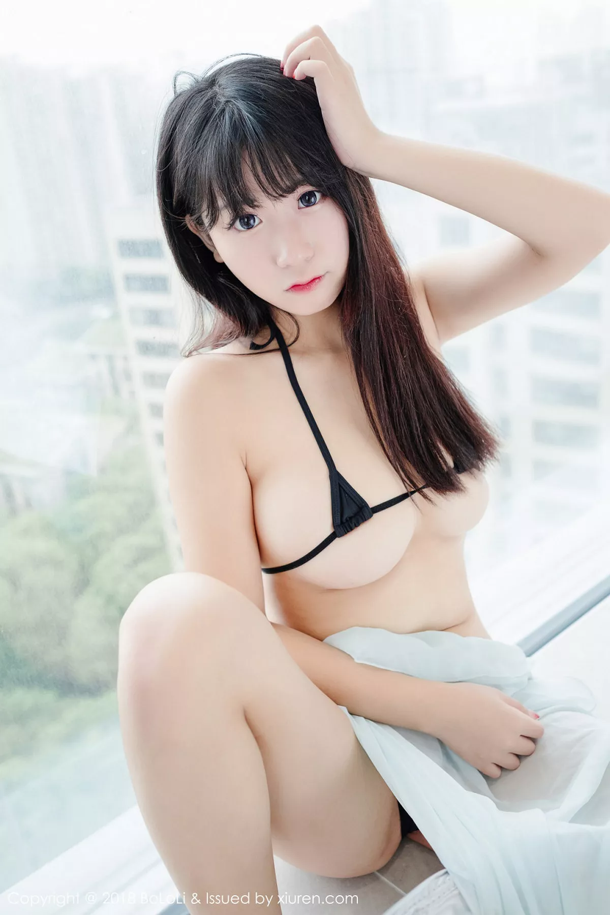 秀人集.com_[BoLoli波萝社]Vol.119_美女主播猫九酱Sakura粉色吊带内衣+三点式内衣私房诱惑写真42P