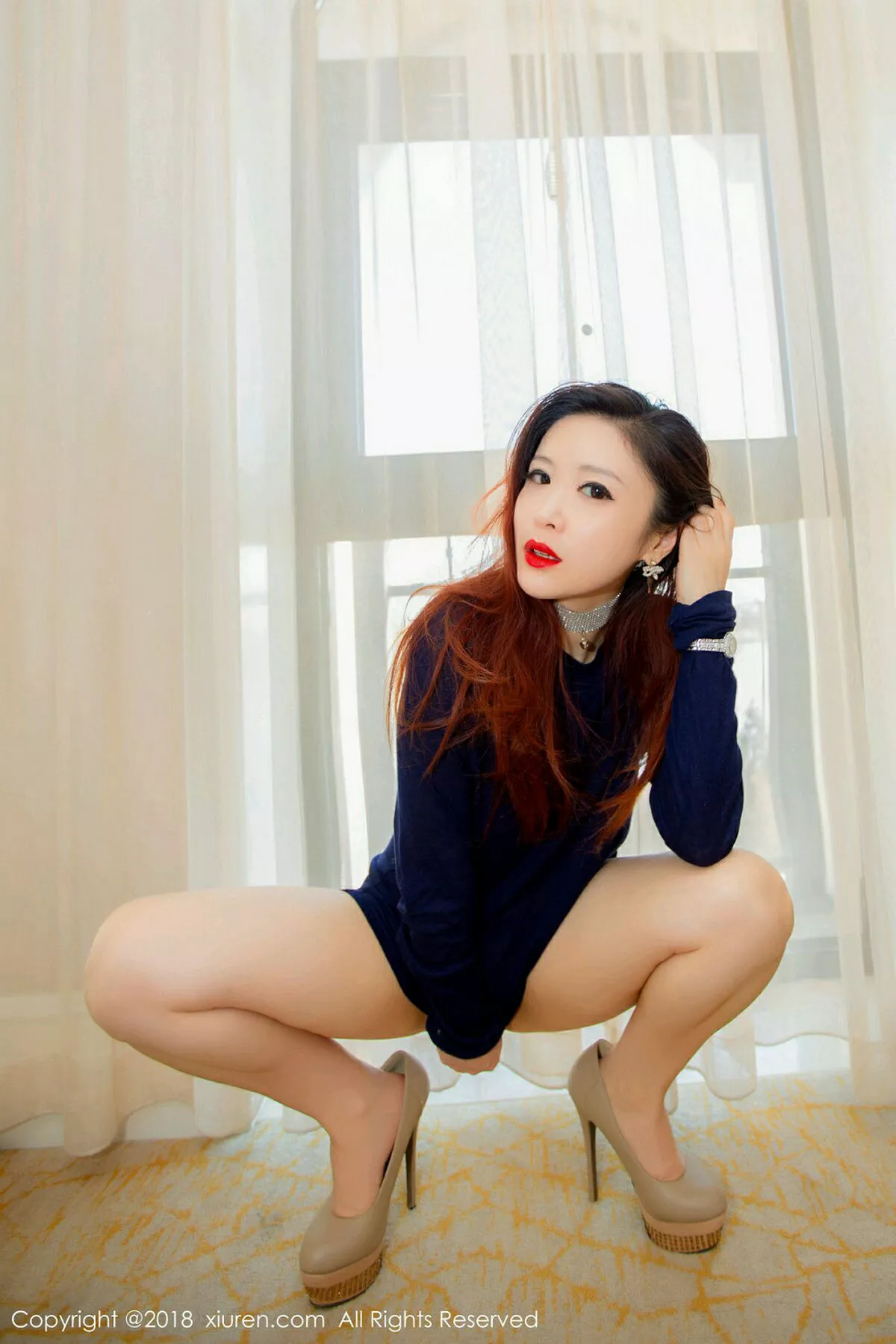 秀人集.com_[XiuRen秀人网]No.1105_嫩模西希白兔户外白色透视高叉连体衣秀豪乳极致诱惑写真40P