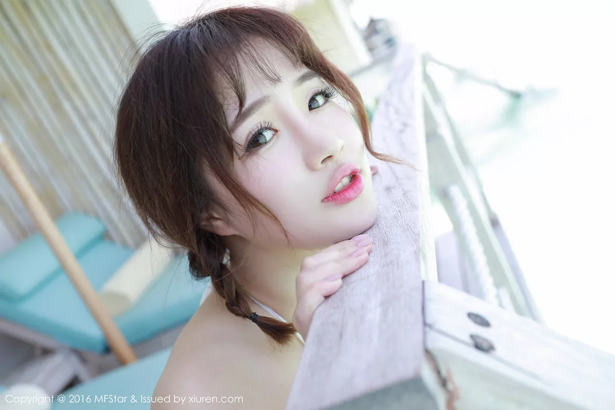 秀人集.com_[MFStar模范学院]Vol.049_嫩模徐cake马尔代夫旅拍蓝色透视情趣睡衣完美诱惑51P