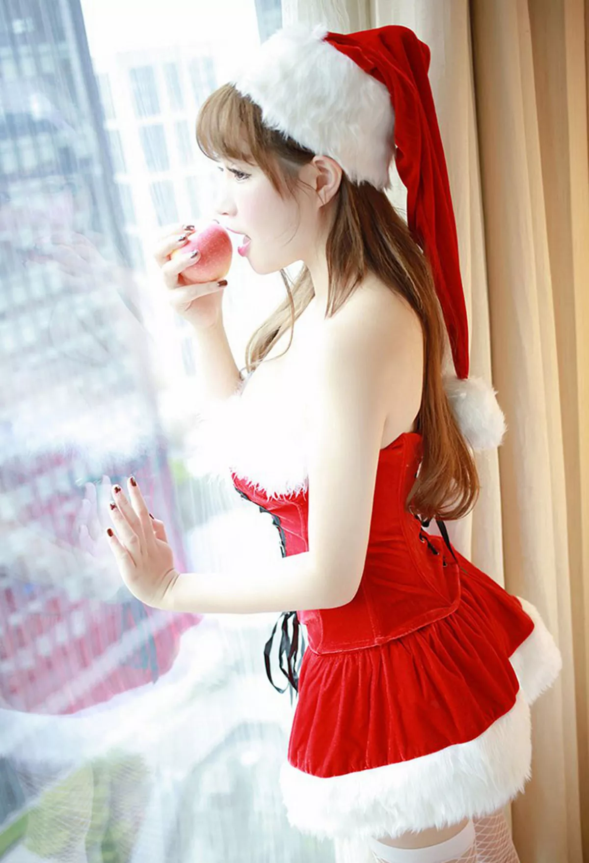 秀人集.com_[MFStar模范学院]Vol.070_嫩模徐cake泰国心愿旅拍白色蕾丝内衣秀美胸性感写真51P