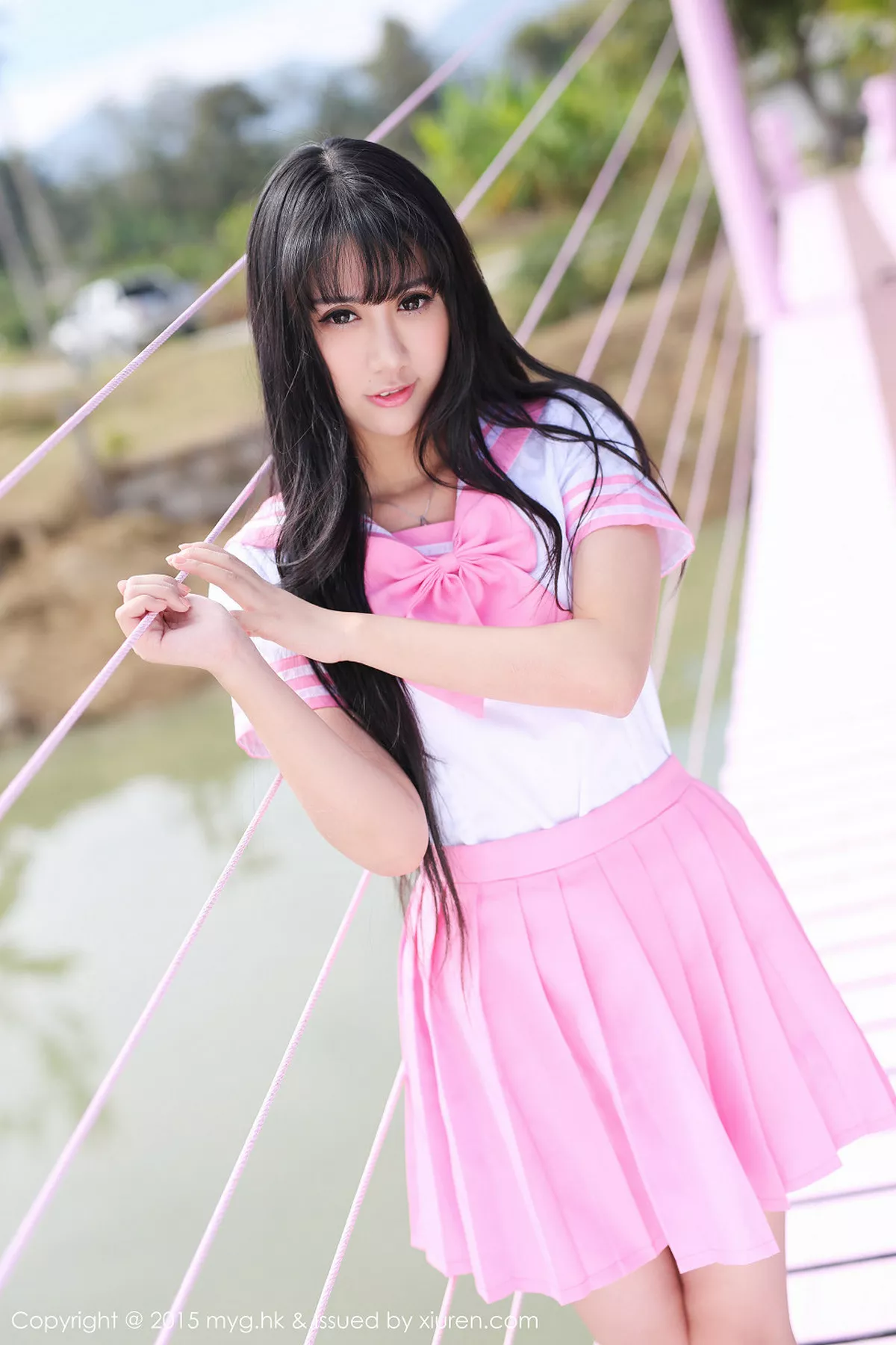 秀人集.com_[MyGirl美媛馆]Vol.099_嫩模杨晓青儿泰国旅拍白色吊带蕾丝袜诱惑翘臀写真61P