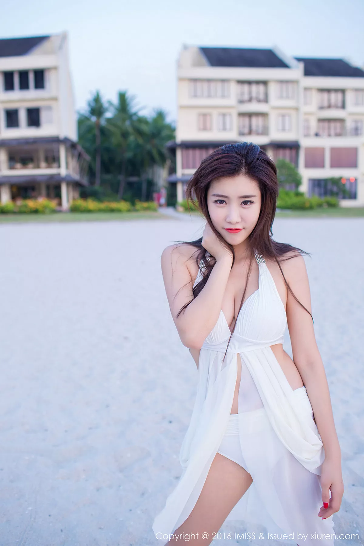 秀人集.com_[IMISS爱蜜社]Vol.086_嫩模程小烦不烦纯白裙子性感内衣秀美胸清新迷人写真47P