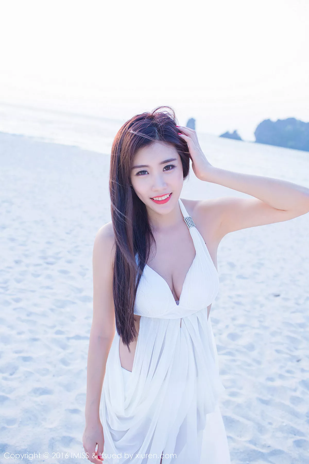 秀人集.com_[IMISS爱蜜社]Vol.086_嫩模程小烦不烦纯白裙子性感内衣秀美胸清新迷人写真47P