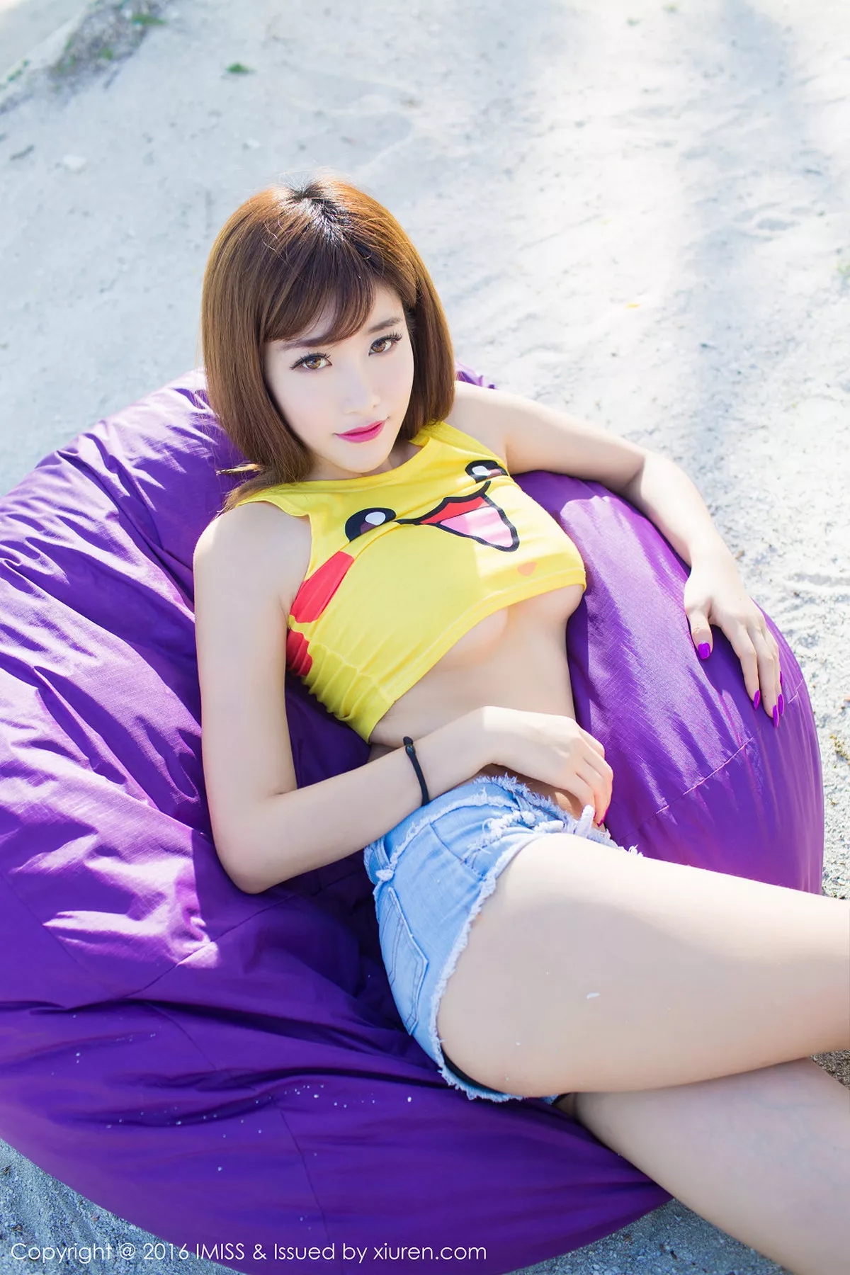 秀人集.com_[IMISS爱蜜社]Vol.057_嫩模程小烦不烦薄荷岛旅拍性感黑色比基尼诱惑写真55P