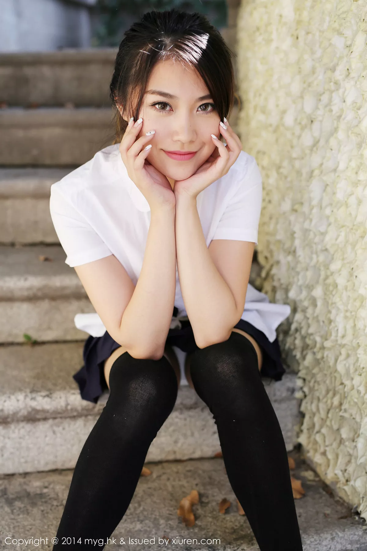 秀人集.com_[MyGirl美媛馆]Vol.072_嫩模许诺Sabrina厦门旅拍白色背心秀美胸粉红内裤写真74P