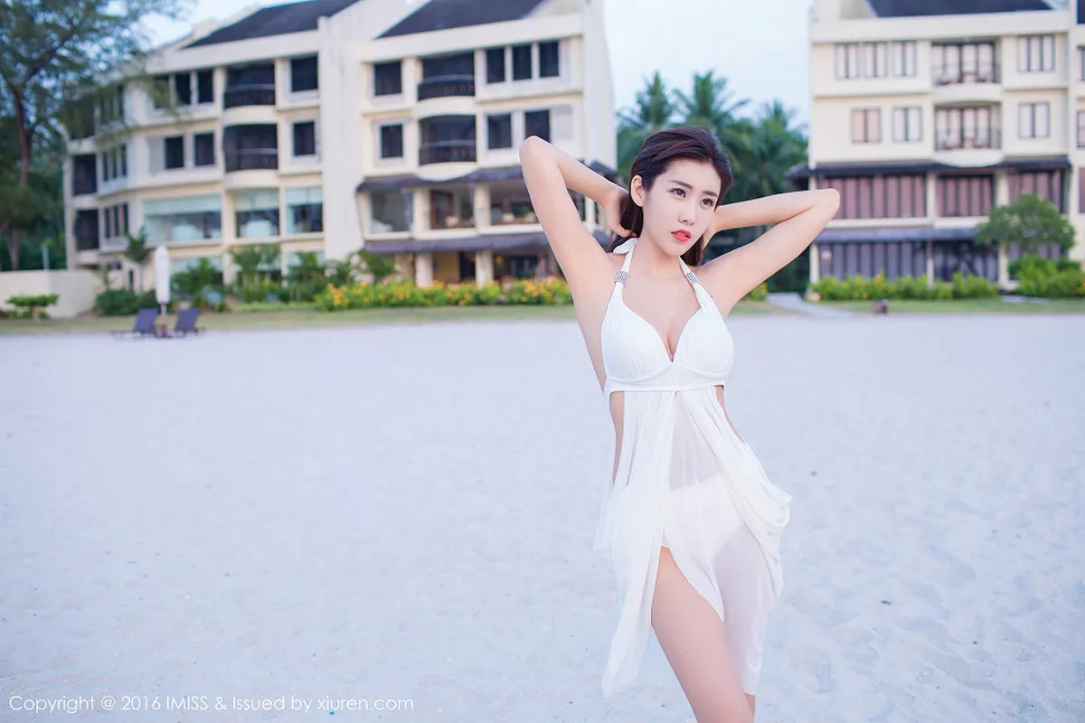 秀人集.com_[IMISS爱蜜社]Vol.086_嫩模程小烦不烦纯白裙子性感内衣秀美胸清新迷人写真47P