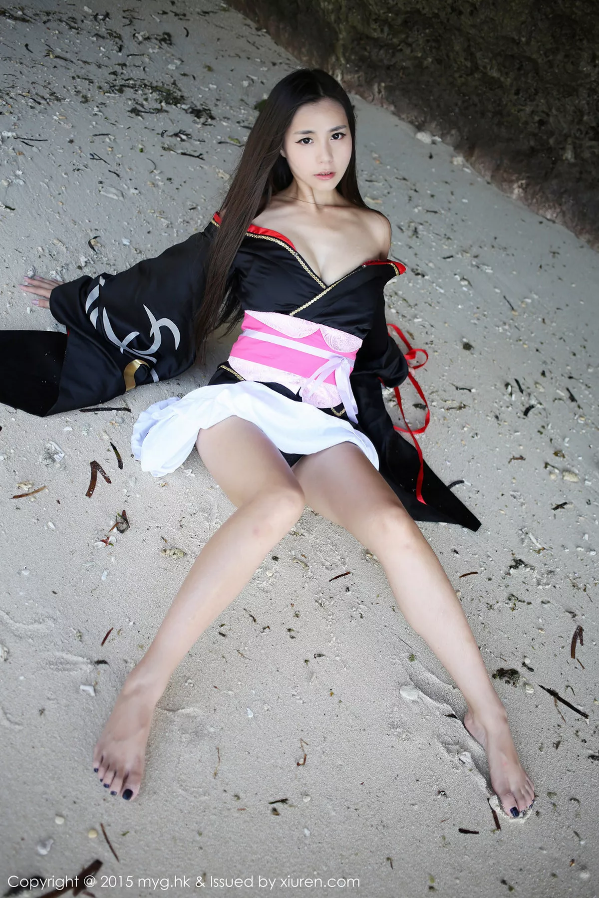 秀人集.com_[MyGirl美媛馆]Vol.136_嫩模Moa小姐菲律宾长滩旅拍日本和服秀完美曲线写真61P