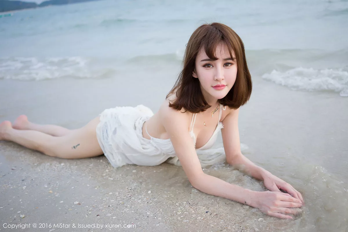 秀人集.com_[MiStar魅妍社]Vol.110_嫩模Cheryl青树兰卡威旅拍第四套白纱吊带裙诱惑写真45P