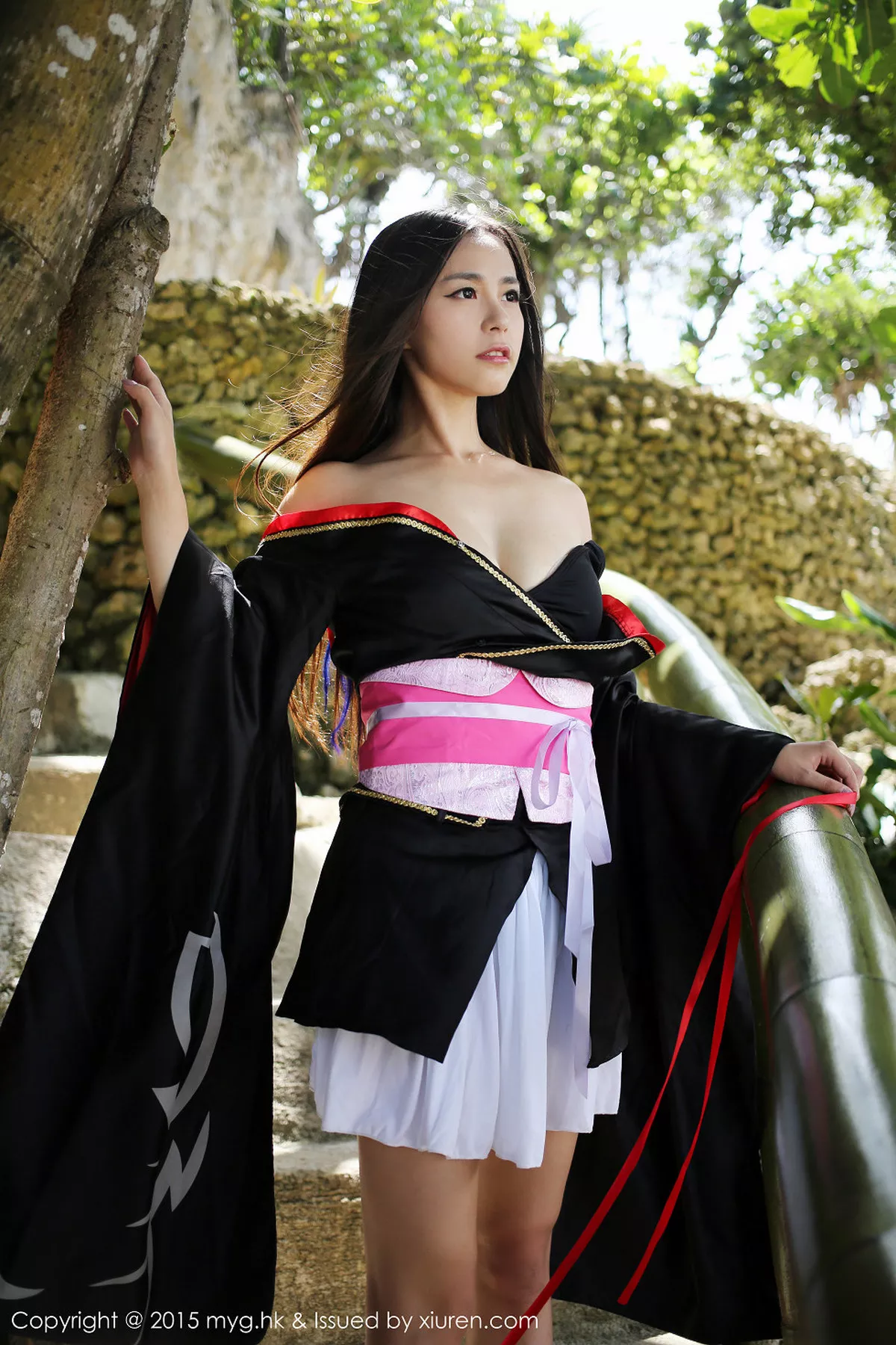 秀人集.com_[MyGirl美媛馆]Vol.136_嫩模Moa小姐菲律宾长滩旅拍日本和服秀完美曲线写真61P