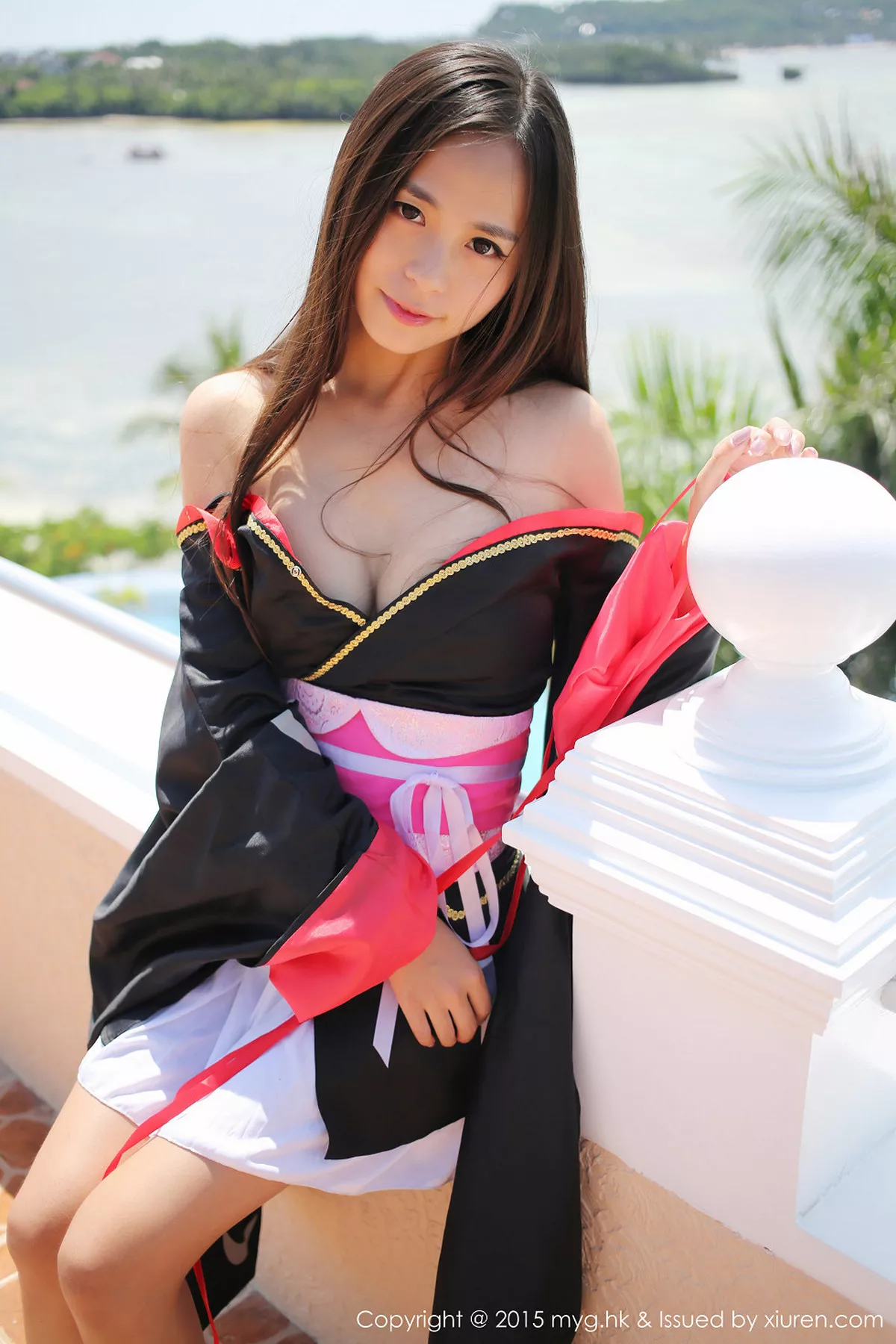 秀人集.com_[MyGirl美媛馆]Vol.136_嫩模Moa小姐菲律宾长滩旅拍日本和服秀完美曲线写真61P