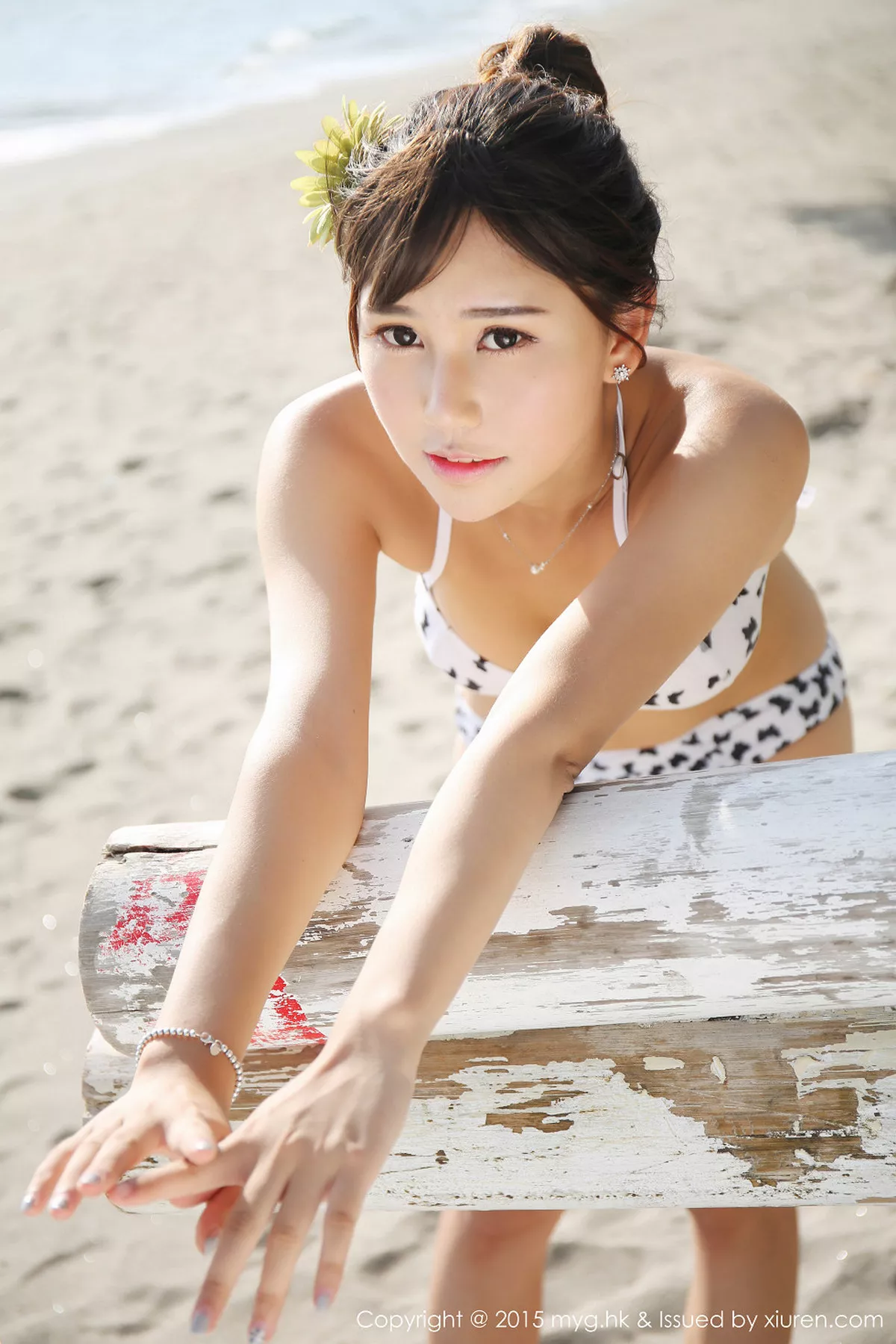 秀人集.com_[MyGirl美媛馆]Vol.151_嫩模Milk楚楚龙目岛旅拍第二套花点比基尼清爽迷人写真57P