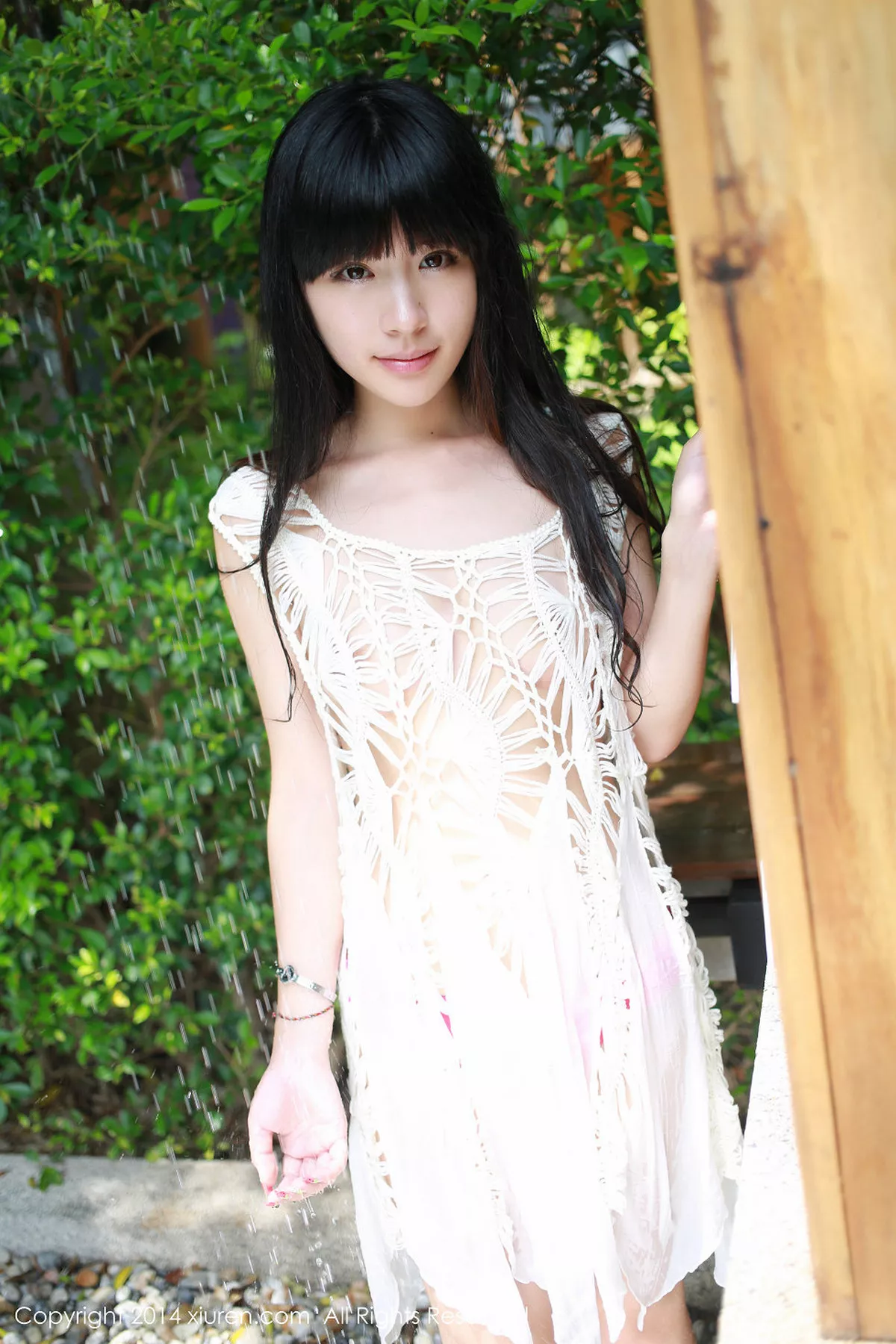 秀人集.com_[XiuRen秀人网]No.183_平面模特刘雪妮verna泰国旅拍红色圆点比基尼性感写真62P