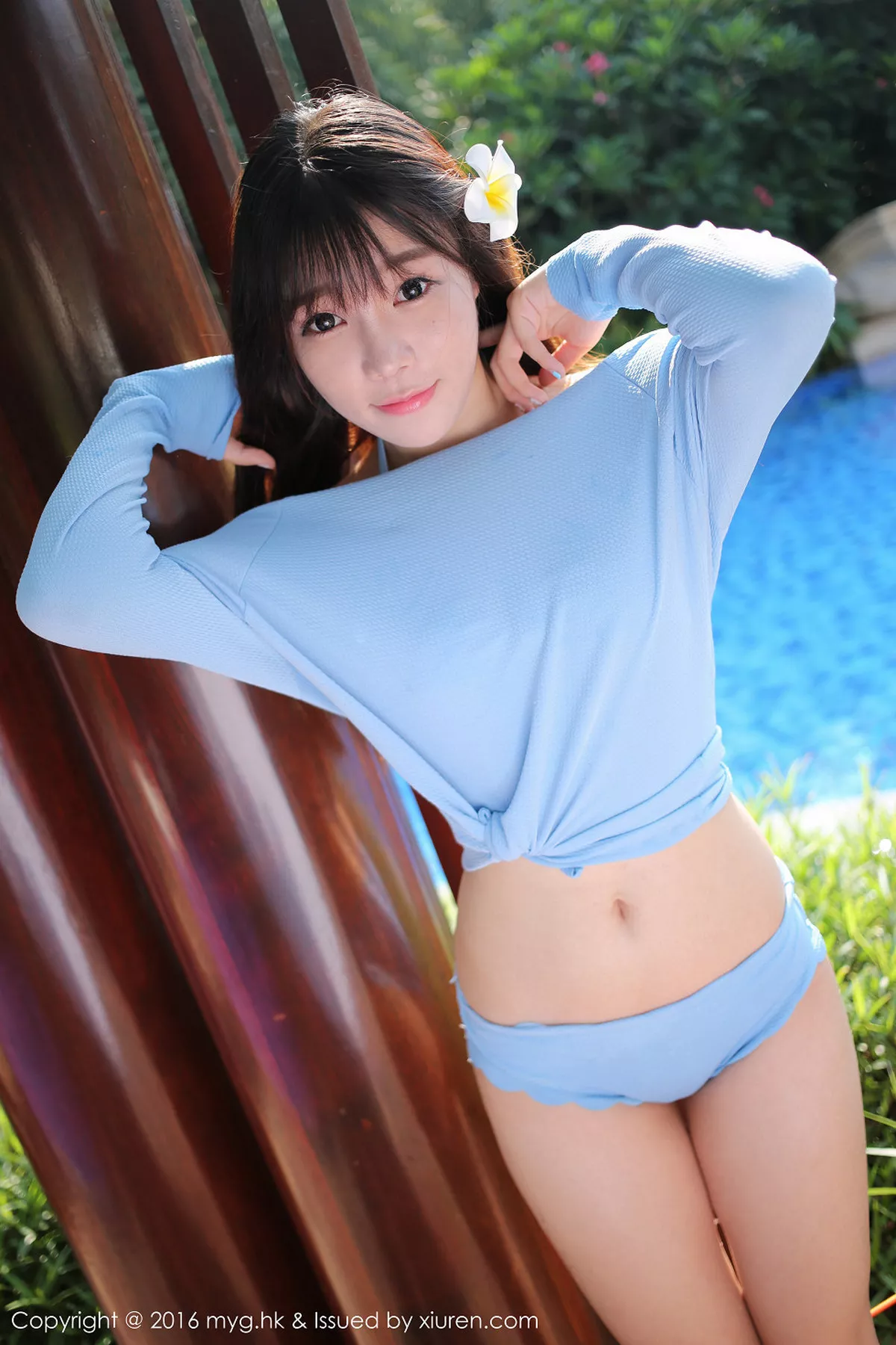 秀人集.com_[MyGirl美媛馆]Vol.224_嫩模芝芝Booty三亚旅拍半脱内裤湿身秀美臀诱惑写真60P