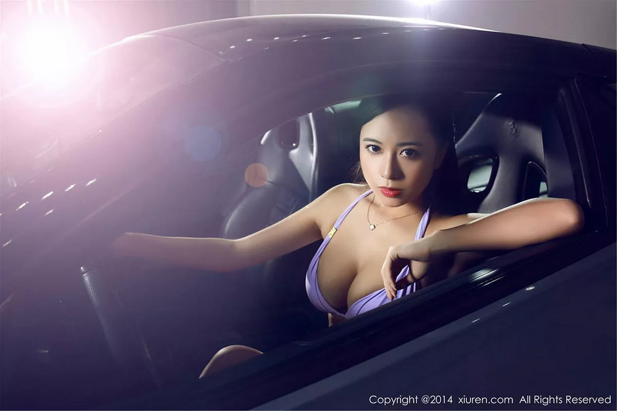 秀人集.com_[XiuRen秀人网]No.252_大胸嫩模黄可christine香车美女性感内衣系列写真60P