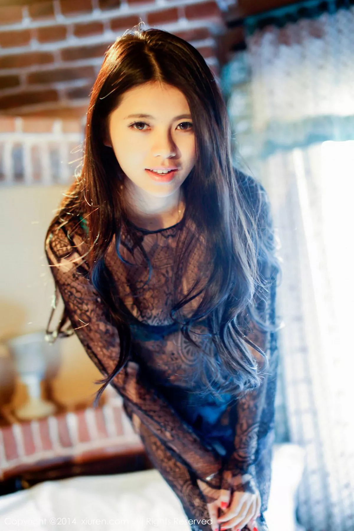 秀人集.com_[XiuRen秀人网]No.265_妩媚尤物欧阳妮娜娜透视黑纱秀性感内衣傲人美胸写真89P